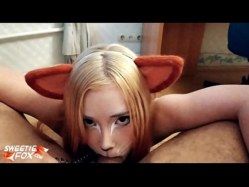 ❤️ Kitsune yutmak çük ve boşalmak içinde ona ağız ☑ Sert porno bizde ❌️❤